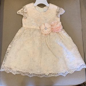 Rare Editions Girls Lace Dress